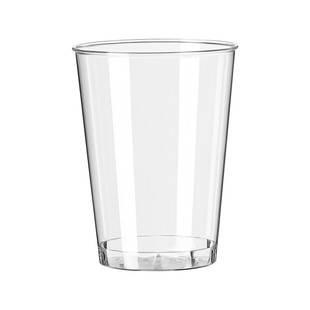 一次性水杯加厚硬质塑料航空杯宴席啤酒杯水晶食品级喝水加硬待客