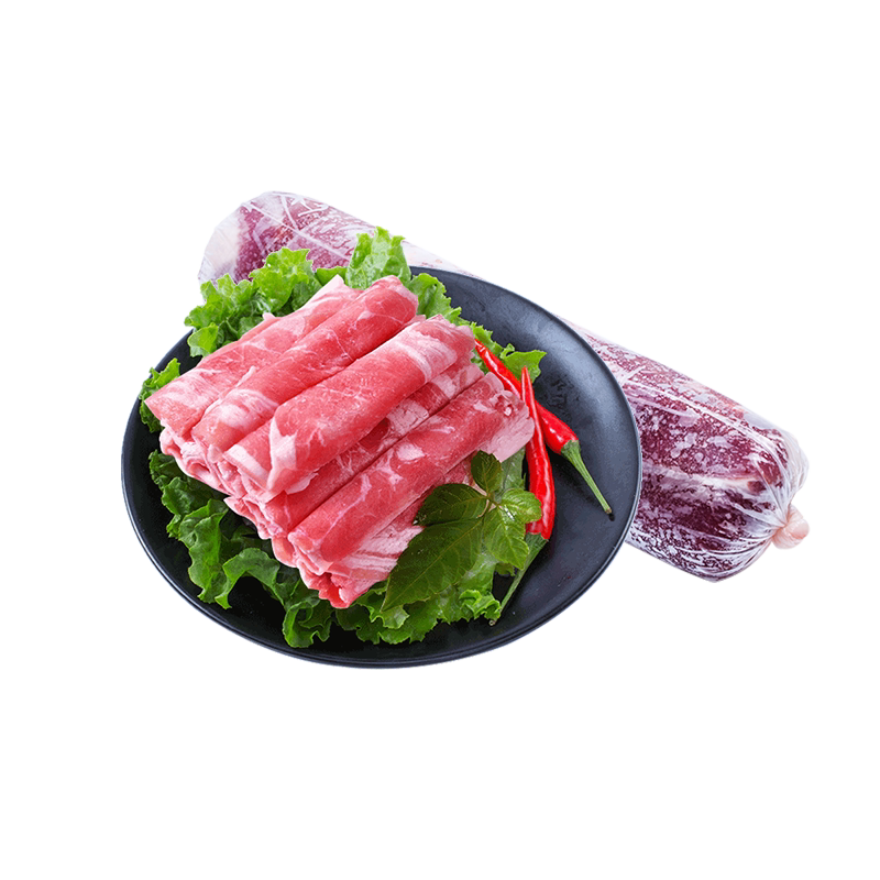 千户侯右玉有机羊肉卷火锅食材