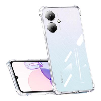 适用红米手机壳气囊透明防摔