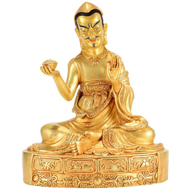 莲师八变铜像客厅摆件