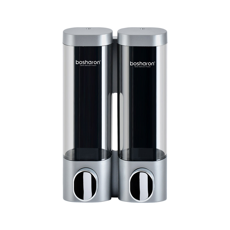 壁挂式皂液器酒店沐浴露洗发水按压分装瓶卫生间免打孔洗手液盒子