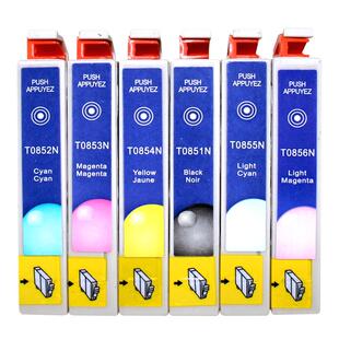 适用爱普生 EPSON PHOTO  R330 兼容 EPSON T60 1390打印机墨盒 T0851N 851NR高品质照片打印机墨水 墨盒