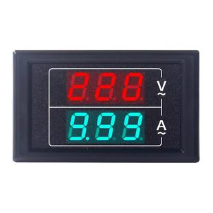 D85-5035VA交流电压电流表头高精度数显双显220v380三相AC60-500V