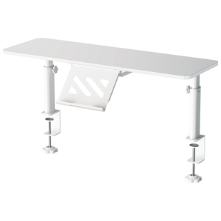 悬空显示器增高架升降调节桌面电脑支架台式屏幕垫高支撑底座笔记本键盘桌上置物收纳托架办公室工位站立加高