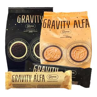 乌克兰进口爱比可巧克力味小圆饼干焦糖味曲奇早餐休闲食品小零食