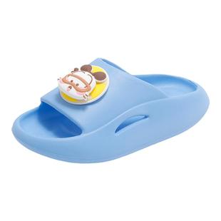 巴布豆童鞋男童拖鞋夏季新款软底防滑一字拖凉鞋宝宝鞋儿童鞋子女