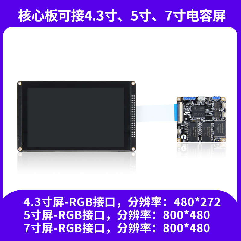 野火STM32H750XB核心板 H743XI核心板 480M主频 M7 远超F7 F4 F1