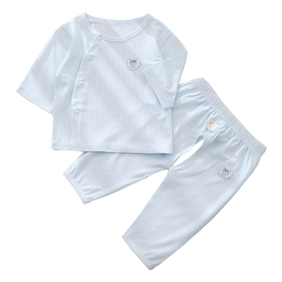 新生婴儿分体冰丝套装夏季透气款