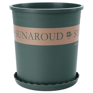 塑料加仑花盆多肉月季绿萝特大口径加仑盆特价清仓加厚底托透气盆