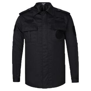 保安棉服冬季加厚棉衣工作服秋冬装防寒服作训棉袄中长款保安大衣