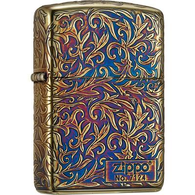 之宝5面唐草之Zippo在侧打火机