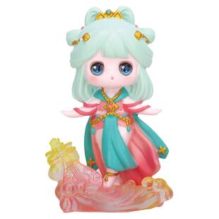 敦煌飞天2代盲盒古风仙女儿童汉服礼物卡通桌面手办娃娃摆件正版