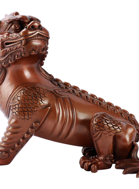 工艺地藏王谛听瑞兽纯铜貔貅摆件