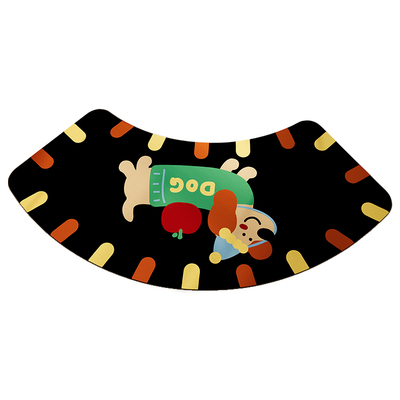 卡通创意弧形地垫浴室吸水防滑垫