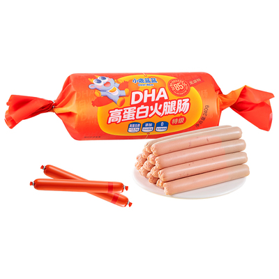 小鹿蓝蓝DHA高蛋白火腿肠原味