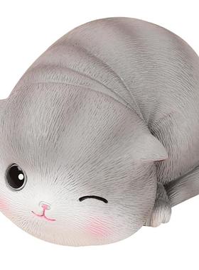 可爱风猫咪治愈系卡通儿童小摆件