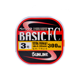 日本进口碳素线SUNLINE桑濑鱼线BASIC FC300碳线路亚主线矶钓子线