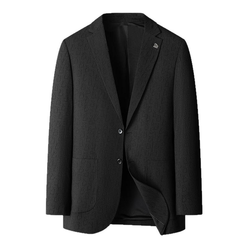 胖子加大号休闲西服外套春季新款