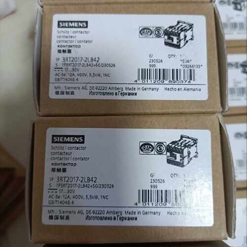 议价3RT2017-2LB42西门子接触器全新原装正品现货