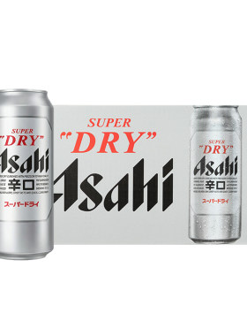 朝日啤酒超爽生啤辛口啤酒Asahi
