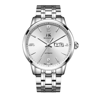 上海牌手表男新款全自动机械表防水夜光星期日历国产腕表正品3009