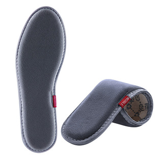 男士皮鞋专用鞋垫男鞋冬季保暖加绒男款薄绒吸汗防滑毛绒超薄款棉