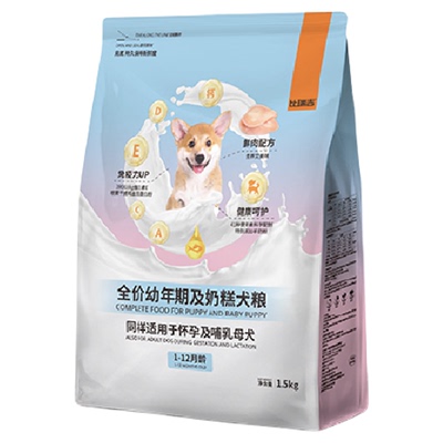 全价幼年期奶糕犬粮比瑞吉