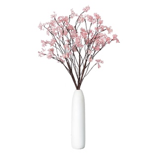 轻奢落地高枝干花花束大束绣球永生干花天然真花客厅装饰网红树枝