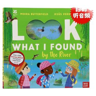 英文原版 看看我在河边发现了什么 National Trust Look What I Found by the River 自然生态科普启蒙绘本大自然动植物Nosy Crow