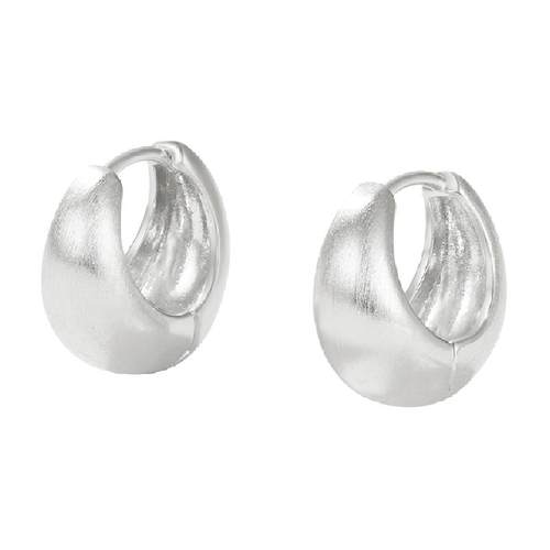 DODOGOGO几何素圈耳扣女法式高级感金属圆圈耳环2024新款圈圈耳钉