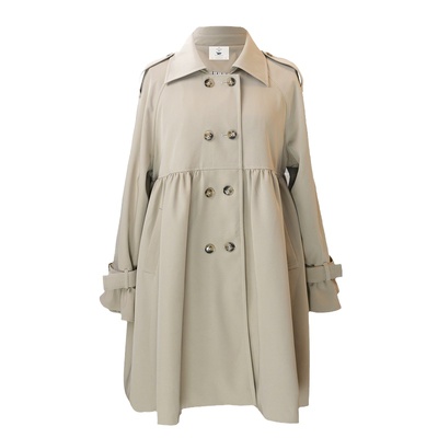 阿车家的大码JK中长款风衣外套