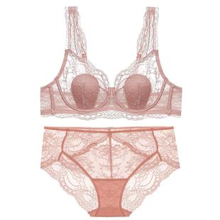 套装LACLOVER兰卡文背心式文胸蕾丝两件套盛夏流光