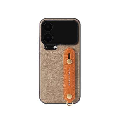 适用于小米17Pro手机壳真皮挂绳