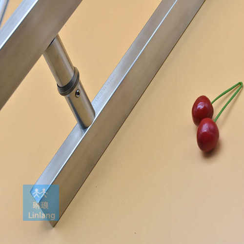 玻璃大门拉手 防盗门木门推拉有框门拉手 不锈钢拉丝304方管把手