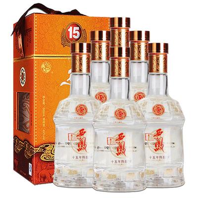 白酒西凤45度15年陈酿白酒整箱