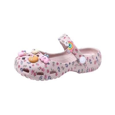 abckids儿童洞洞鞋夏季女童沙滩