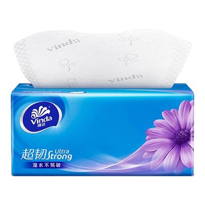 维达超韧抽纸24包100抽家用纸巾