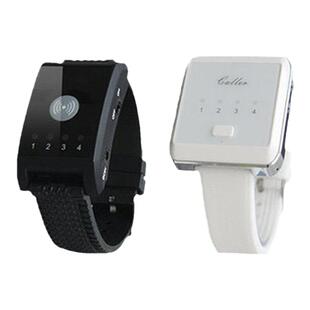 无线手表报警器手持遥控报警器一键紧急报警休闲酒店震动手环报警器酒店手表远距离报警棋牌室餐饮茶楼呼叫器