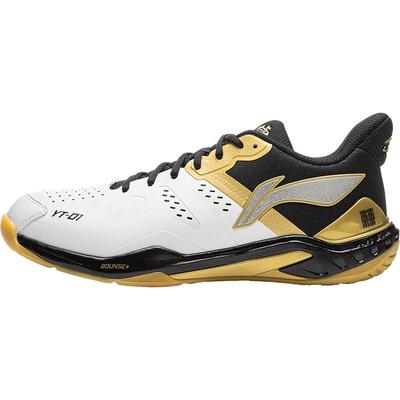 李宁䨻男女同款轻弹羽毛球鞋