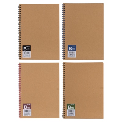 得力牛皮纸文艺精致考研笔记本子