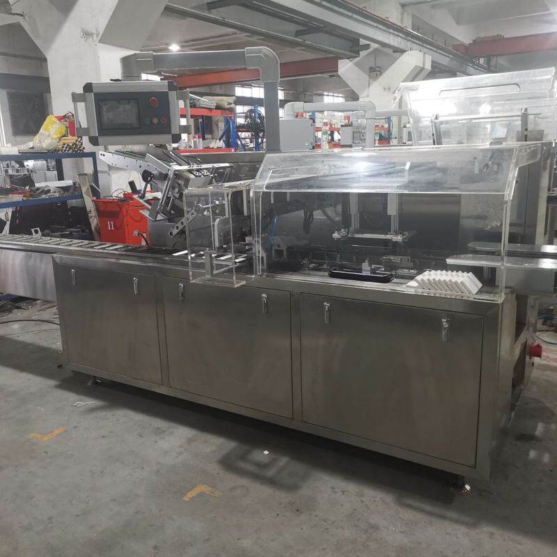 文娱用品自动封盒机蜡笔装盒机可带挂卡水彩笔铅笔全自动装盒机