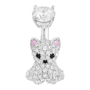 GEMOLA格莫拉 叛逆千金风猫咪派对猫猫项链耳夹手链戒指