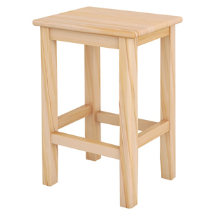 实木凳子家用大人结实高方凳靠背板凳客厅现代简约餐凳加高小木凳