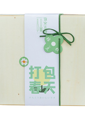 ins6手工自制绿豆糕雪花包装盒