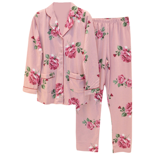 特价睡衣安之伴新品秋季女士棉质格子保暖大码休闲韩版长袖家居服