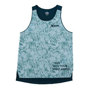 特步马拉松跑步背心男吸湿速干无袖运动服官方旗舰店正品透气上衣