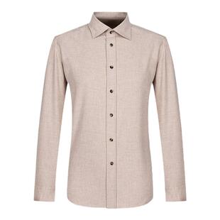 【中绒】LAMPO/蓝豹长袖衬衫男商务通勤舒适中绒休闲衬衣