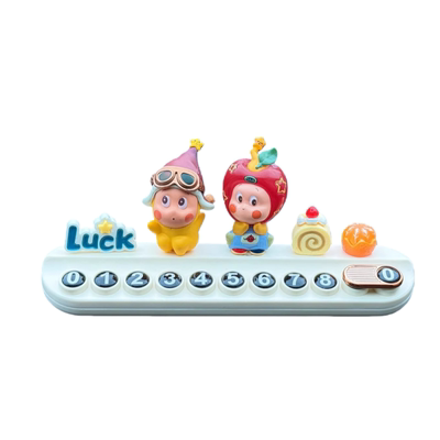 新款挪车电话牌可爱星星人高级感