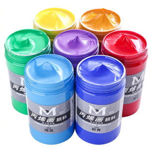 包邮美邦祈富丙烯画颜料300ml单瓶装颜料墙绘手绘丙烯颜料套装
