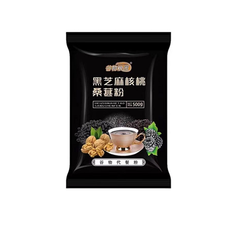 精细研磨黑芝麻糊入口绵密不粗糙